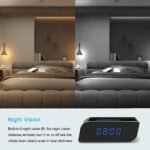 1080P WiFi Spy Camera Clock