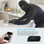 1080P WiFi Spy Camera Clock