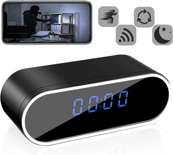 Digital Alarm Clock Hidden Camera