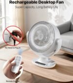 Aaoyun Rechargeable Desk Fan