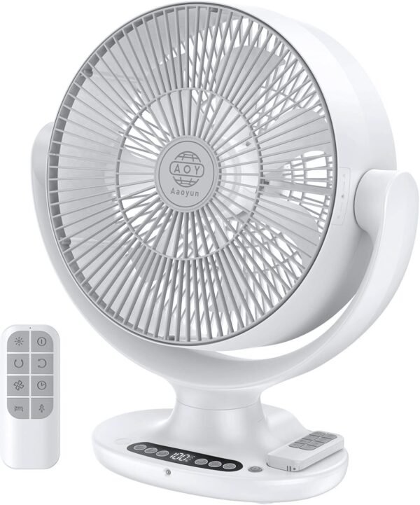 Aaoyun Rechargeable Desk Fan