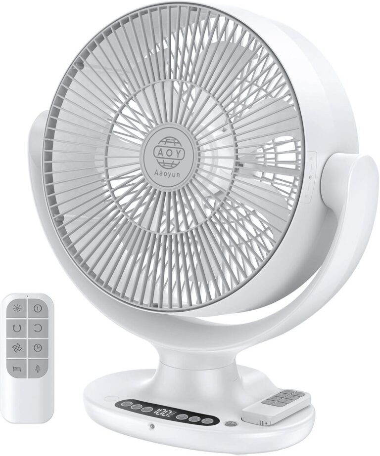 Aaoyun Rechargeable Desk Fan