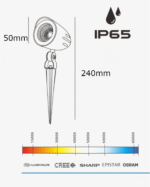 MODI 9W COB Garden Spike Light