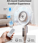 Cordless Rechargeable Pedestal Fan