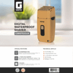 Geepas Digital Waterproof Shaver