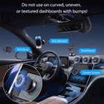 Vacuum Magnetic Suction Phone Holder