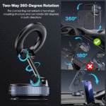 Vacuum Magnetic Suction Phone Holder